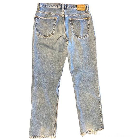 Vintage Levi Strauss Signature W33 Regular Fit Light Jean Naturally Distressed - Picture 7 of 9